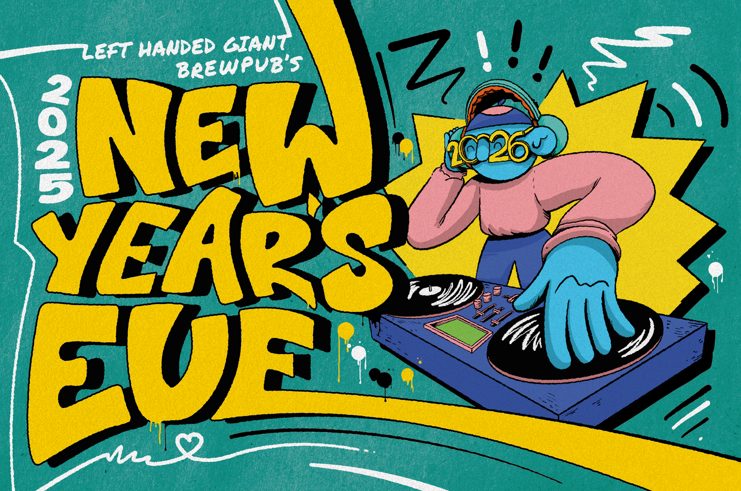 NYE at The LHG Brewpub 2025
