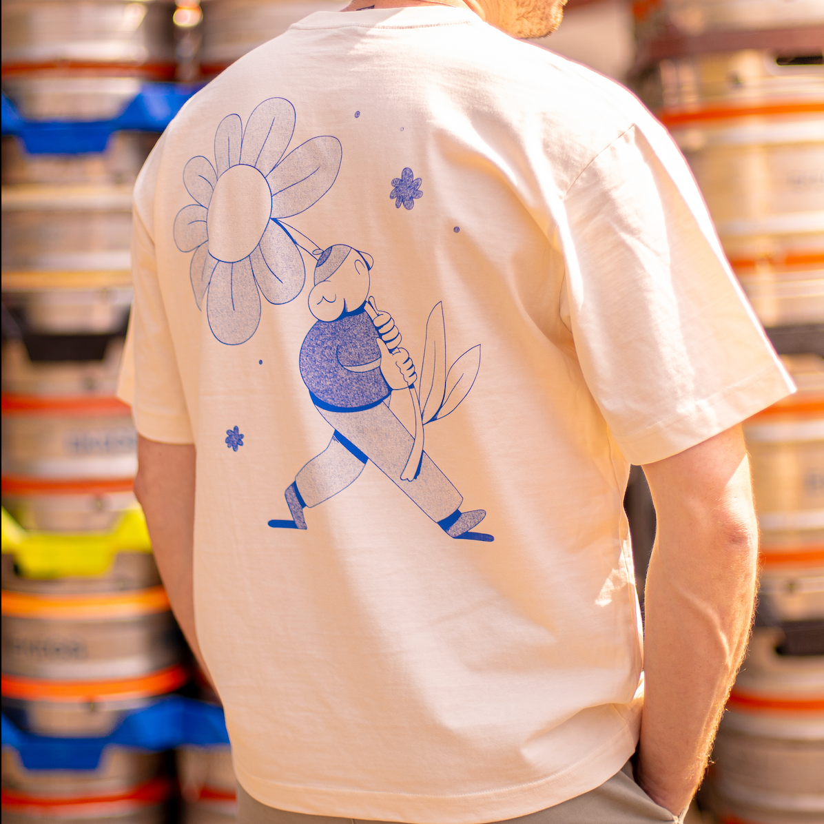 *NEW* Ecru Box Fit T-shirt