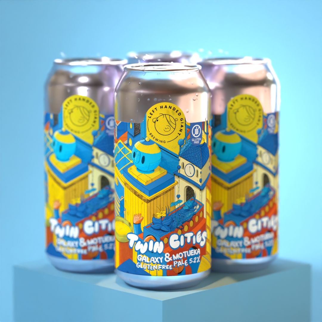 Twin Cities: Galaxy & Motueka (GF Pale Ale) - 4 Pack