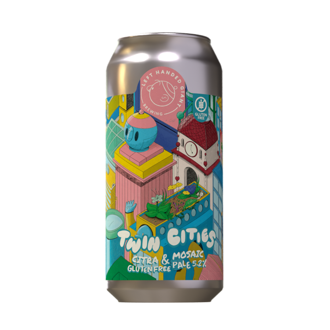 Twin Cities: Citra & Mosaic (GF Pale Ale) - 4 Pack