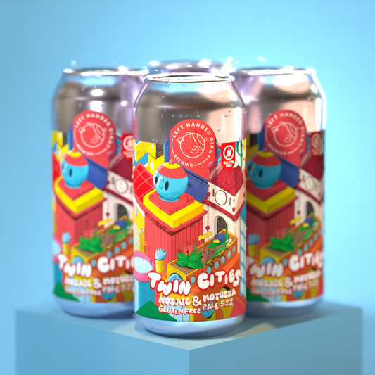Twin Cities: Mosaic & Motueka (GF Pale Ale) - 4 Pack