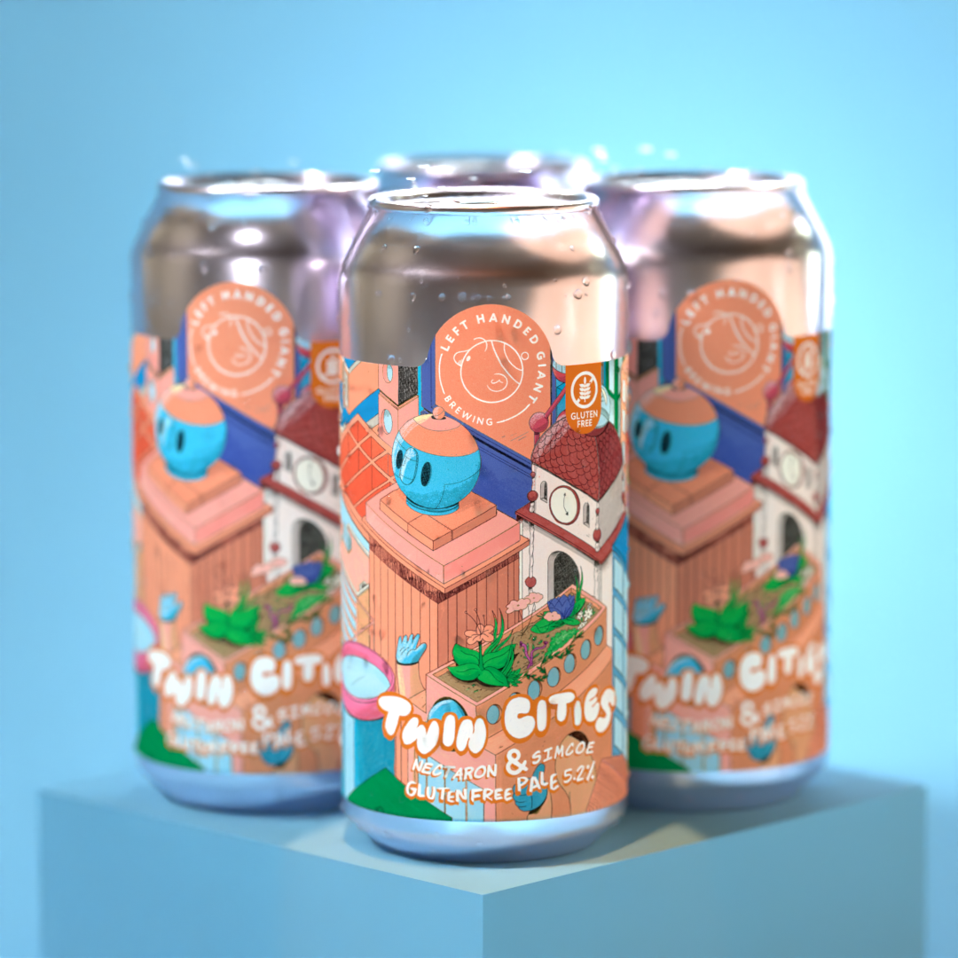 Twin Cities: Nectaron & Simcoe (GF Pale Ale) - 4 Pack