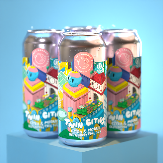 Twin Cities: Citra & Mosaic (GF Pale Ale) - 4 Pack