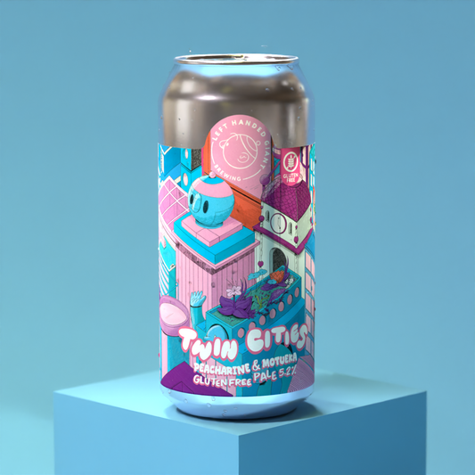 Twin Cities: Peacharine & Motueka (GF Pale Ale) - Single Can