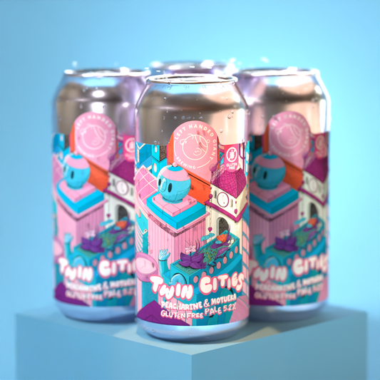 Twin Cities: Peacharine & Motueka (GF Pale Ale) - 4 Pack