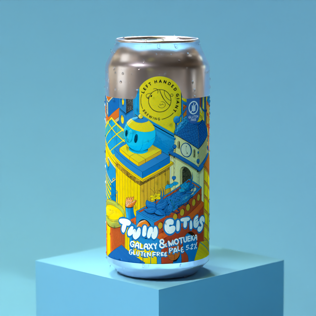 Twin Cities: Galaxy & Motueka (GF Pale Ale) - Single Can