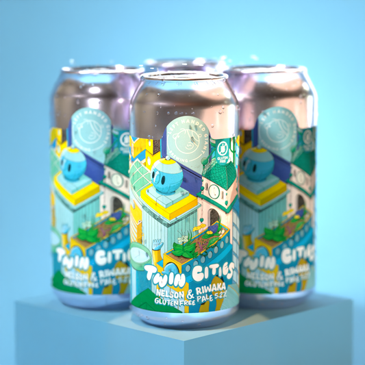 Twin Cities: Nelson & Riwaka (GF Pale Ale) - 4 Pack