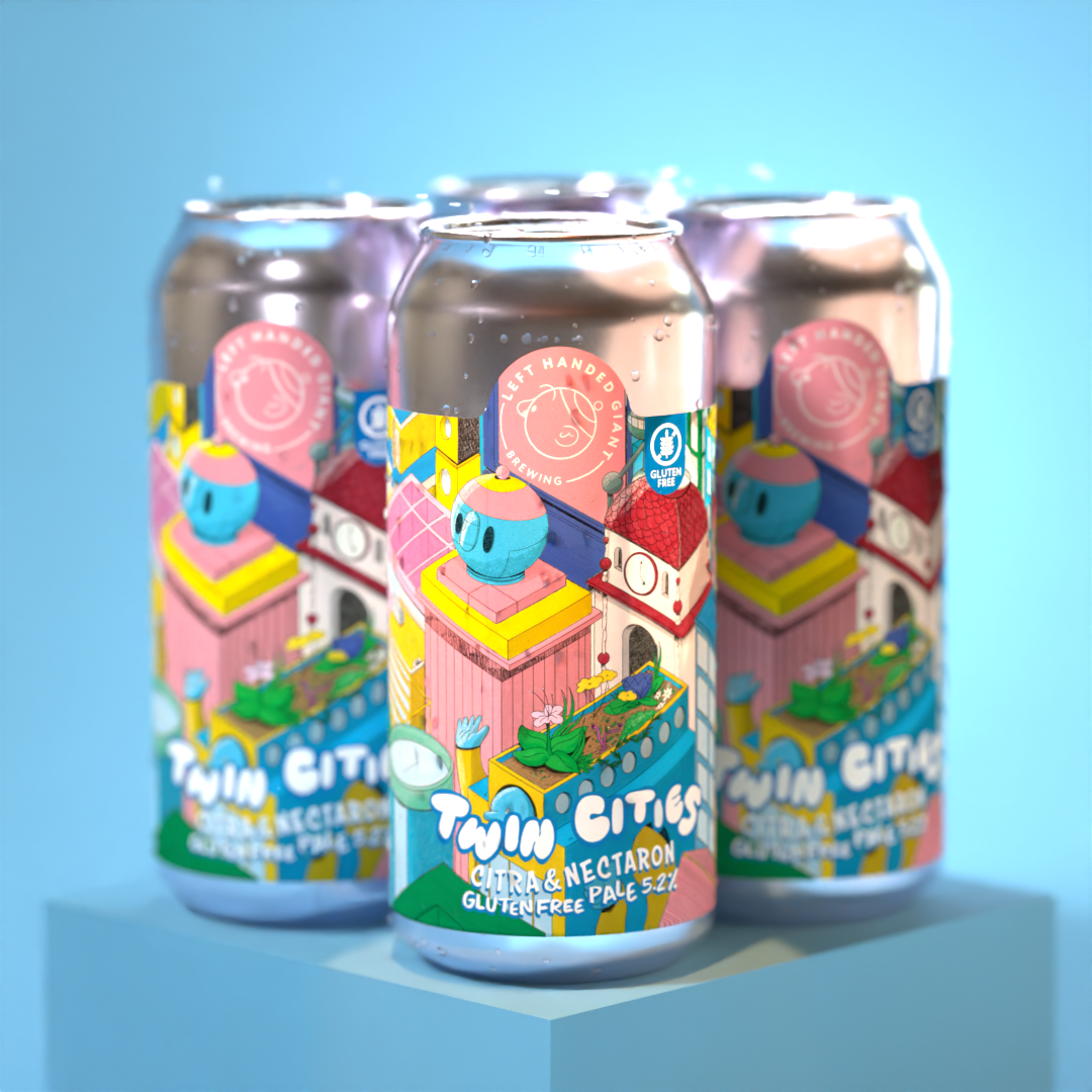 Twin Cities: Citra & Nectaron (GF Pale Ale) - 4 Pack