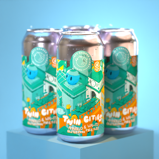 Twin Cities: Amarillo & Wai-iti (GF Pale Ale) - 4 Pack